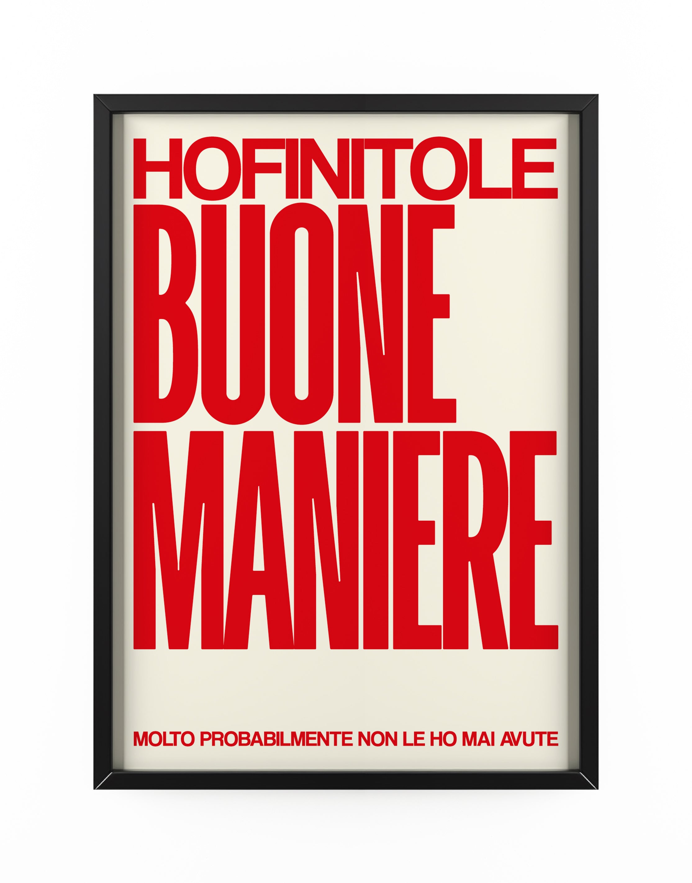 BUONE MANIERE